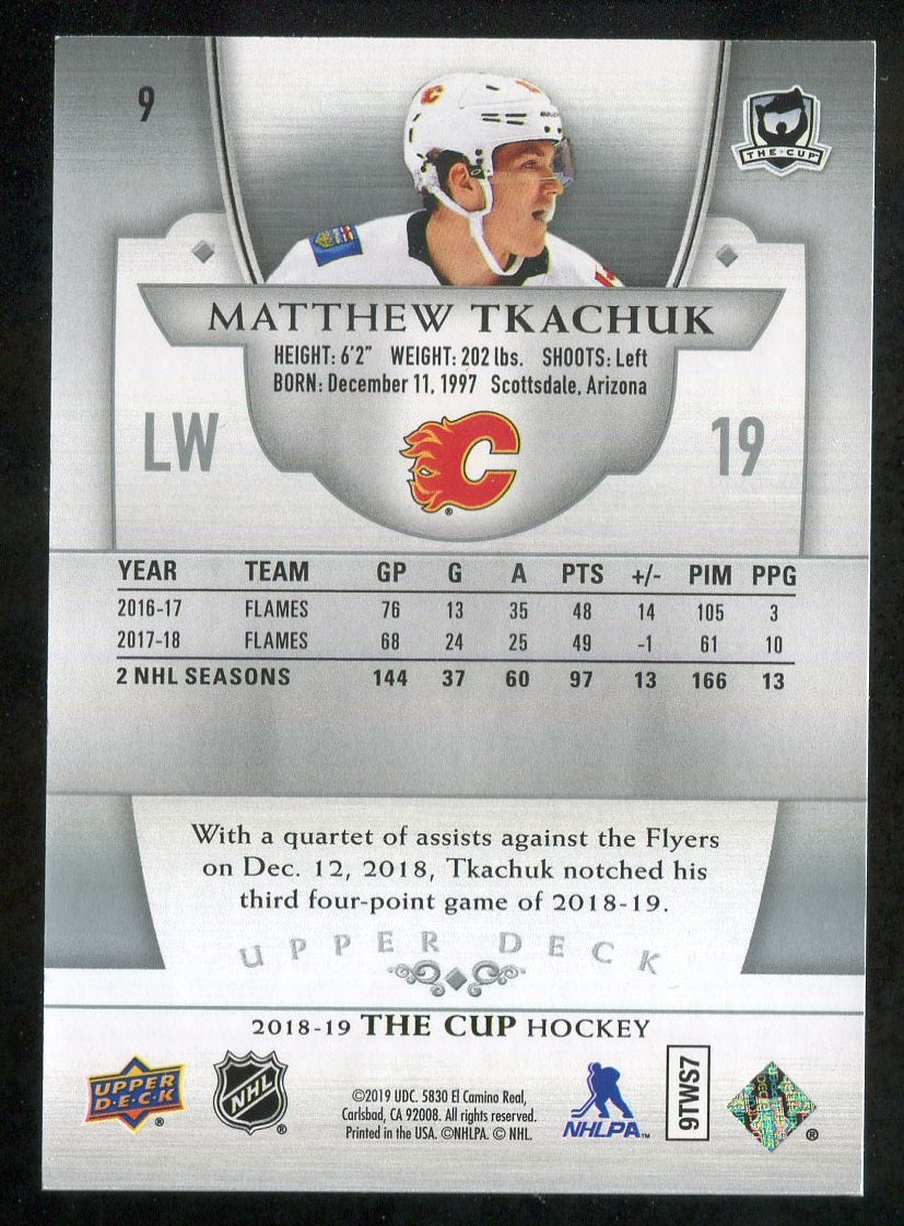 2018-19 The Cup #9 Matthew Tkachuk 236/249