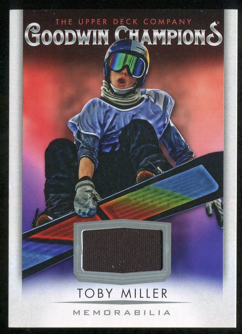 2021 Upper Deck Goodwin Champions Memorabilia #MTM Toby Miller