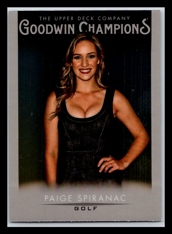 2021 Upper Deck Goodwin Champions Platinum #P8 Paige Spiranac
