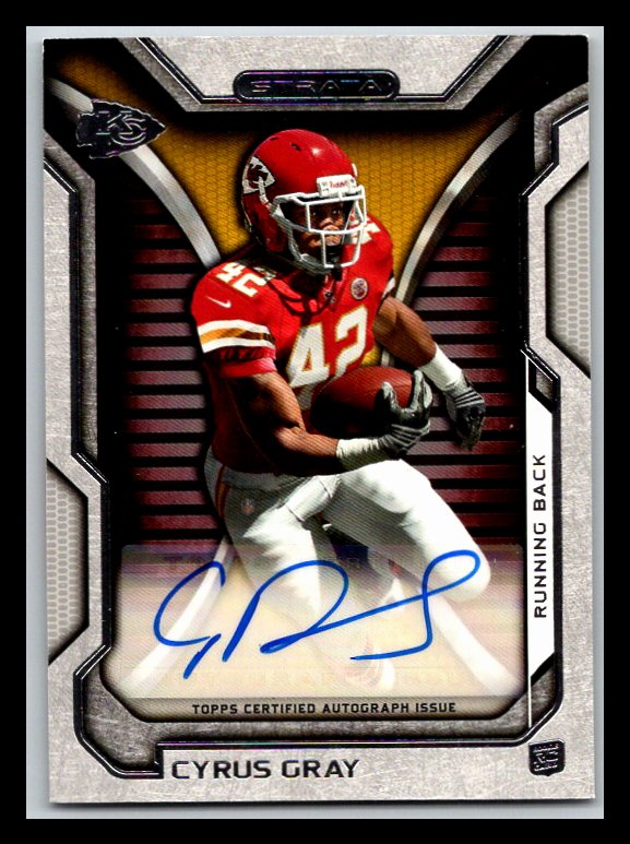 2012 Topps Strata Rookie Autographs #RACG Cyrus Gray
