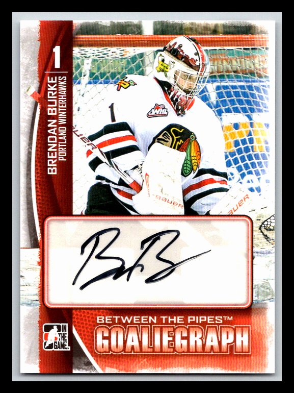 2013-14 Between the Pipes Autographs #ABBR Brendan Burke