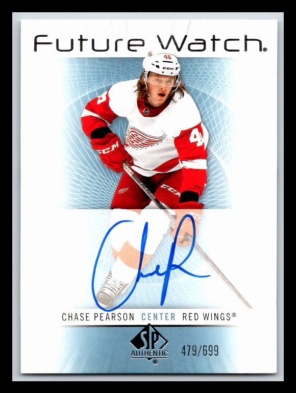 2022-23 SP Authentic '12-13 Retro Future Watch Autographs #RFWACP Chase Pearson 479/699 !!
