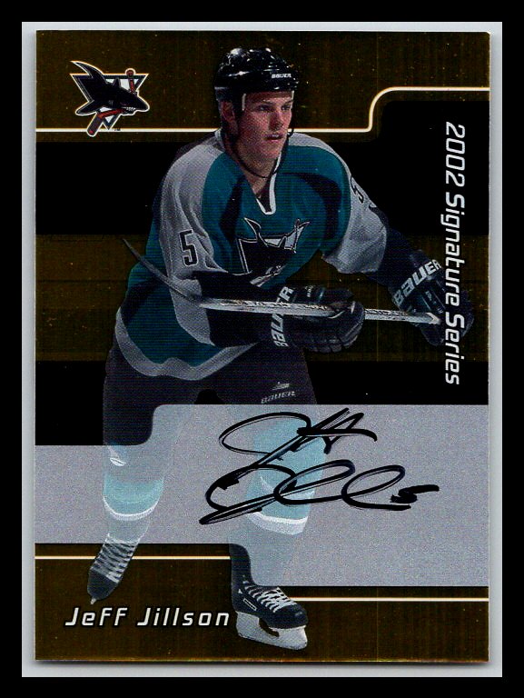 2001-02 BAP Signature Series Autographs Gold #245 Jeff Jillson