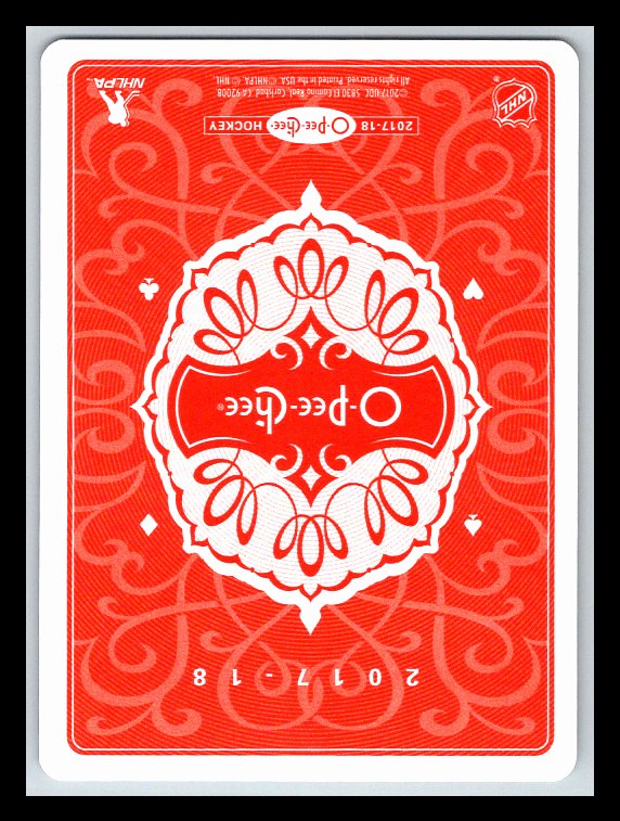 2017-18 O-Pee-Chee Playing Cards #10S Max Pacioretty