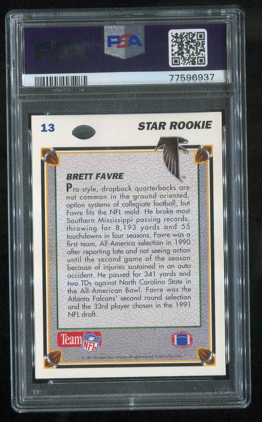 1991 Upper Deck #13 Brett Favre RC GRADED PSA 9 !!