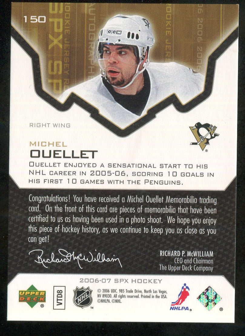 2006-07 SPx #150 Michel Ouellet JSY RC 0272/1999 !!