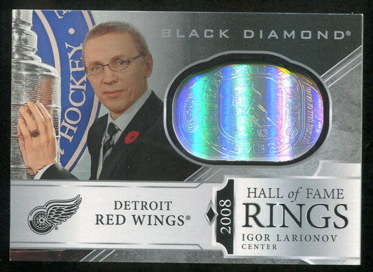 2019-20 Black Diamond Hall of Fame Rings #HRIL Igor Larionov
