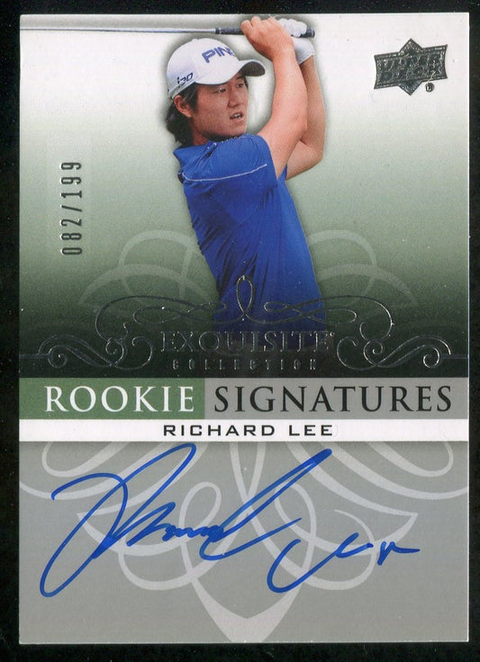 2014 Exquisite Collection #51 Richard Lee AU RC 082/199 !!