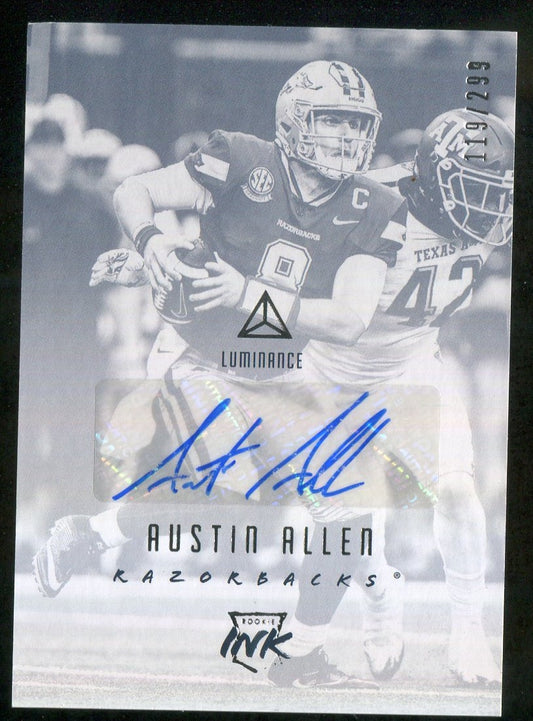 2018 Panini Luminance Rookie Ink #6 Austin Allen 119/299 !!