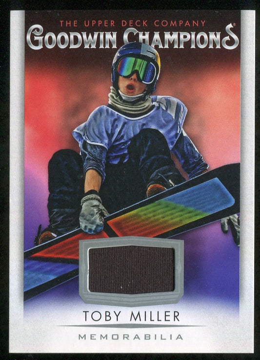 2021 Upper Deck Goodwin Champions Memorabilia #MTM Toby Miller