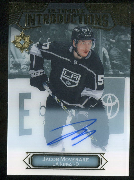 2022-23 Ultimate Collection Ultimate Introductions Autographs #UI59 Jacob Moverare