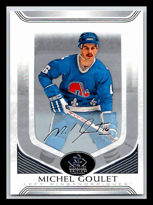 2020-21 SP Signature Legends #28 Michel Goulet