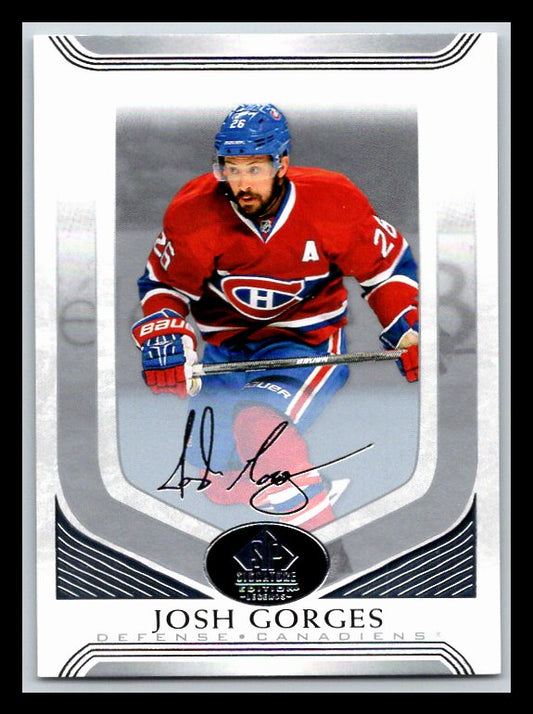 2020-21 SP Signature Legends #242 Josh Gorges