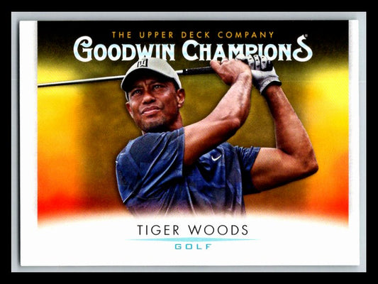 2021 Upper Deck Goodwin Champions #75 Tiger Woods