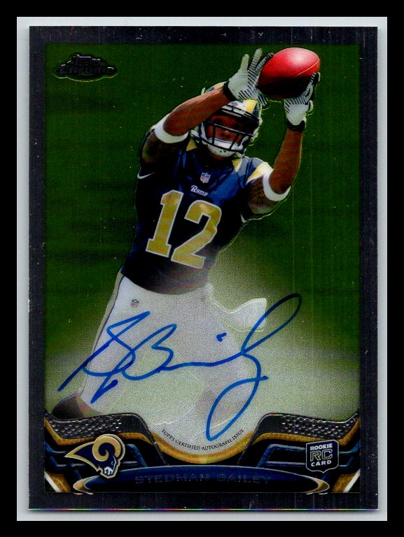 2013 Topps Chrome Rookie Autographs #163 Stedman Bailey 178/600 !!