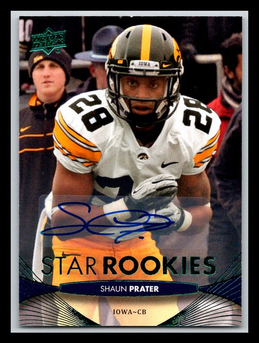 2012 Upper Deck Rookie Autographs #149 Shaun Prater
