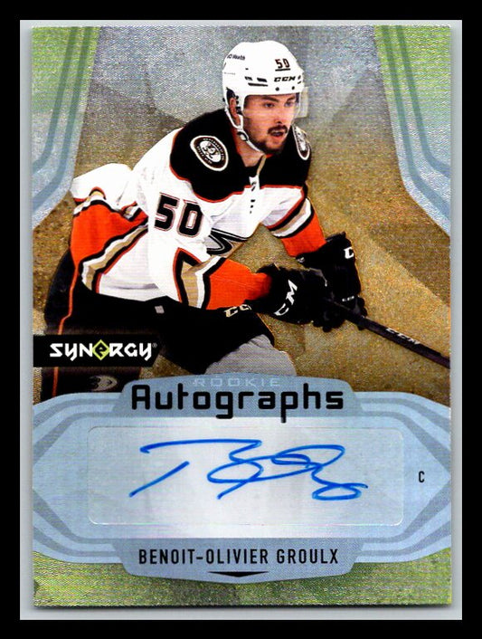 2021-22 Synergy Rookie Autographs #ARBG Benoit-Olivier Groulx