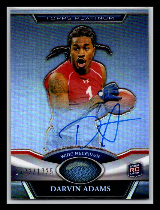 2011 Topps Platinum Rookie Autographs #5 Darvin Adams 0722/1725 !!