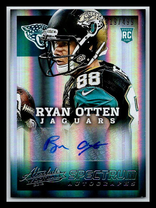 2013 Absolute Spectrum Silver Autographs #180 Ryan Otten RC 019/499 !!