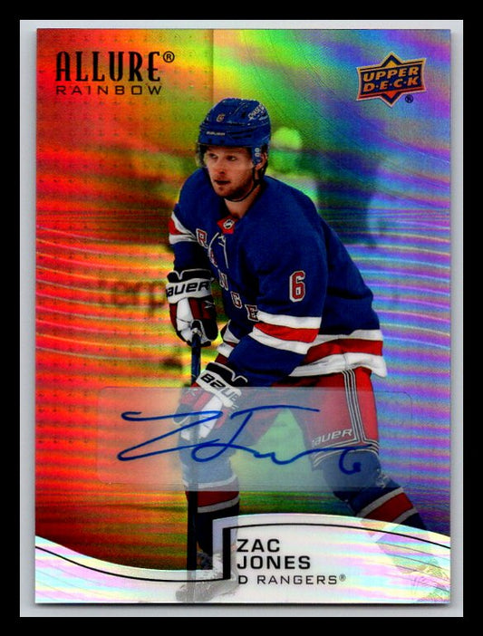 2021-22 Upper Deck Allure Full Rainbow Autographs #R34 Zac Jones
