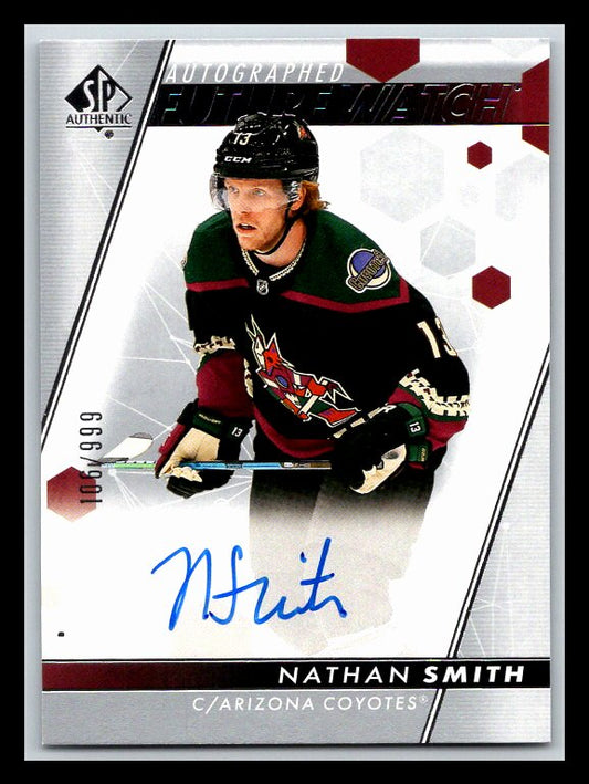 2022-23 SP Authentic #135 Nathan Smith FW AU RC 106/999 !!