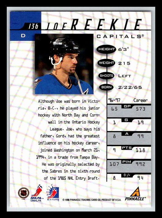 1997-98 Be A Player Autographs #136 Joe Reekie