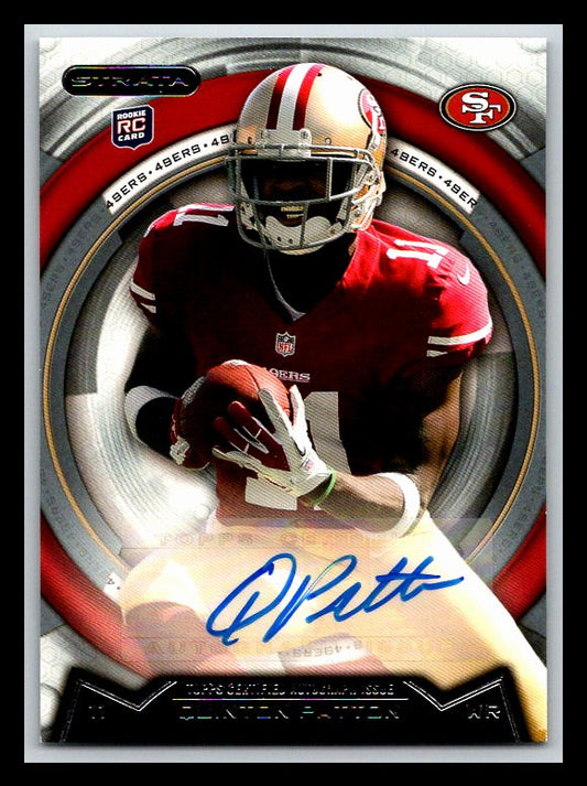 2013 Topps Strata Autographs #32 Quinton Patton RC