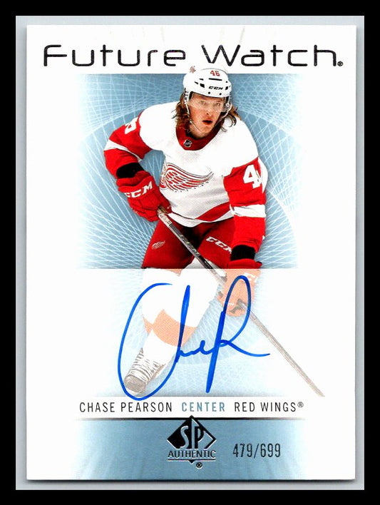 2022-23 SP Authentic '12-13 Retro Future Watch Autographs #RFWACP Chase Pearson 479/699 !!