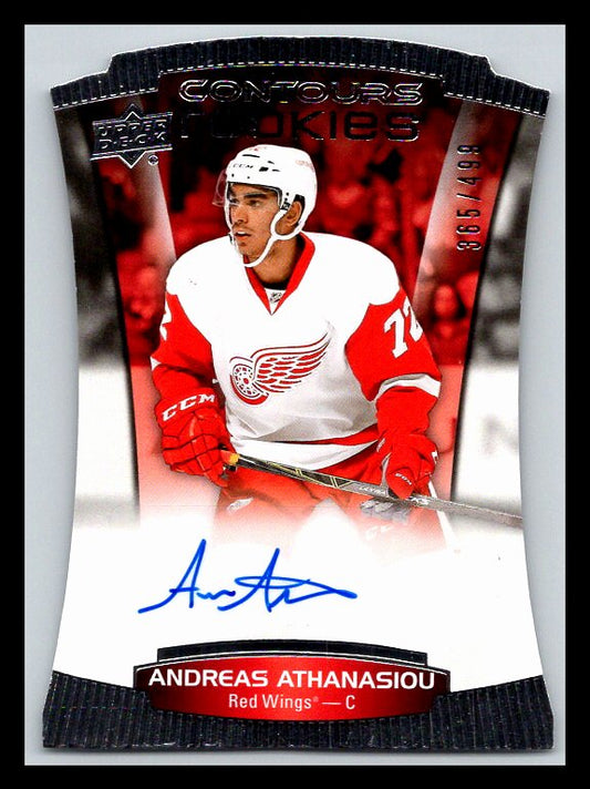 2015-16 Upper Deck Contours #105 Andreas Athanasiou AU RC 365/499 !!