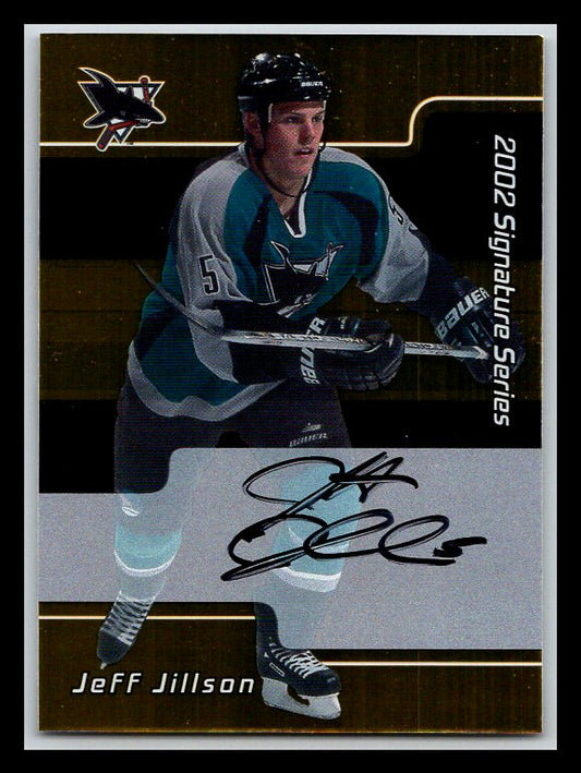 2001-02 BAP Signature Series Autographs Gold #245 Jeff Jillson
