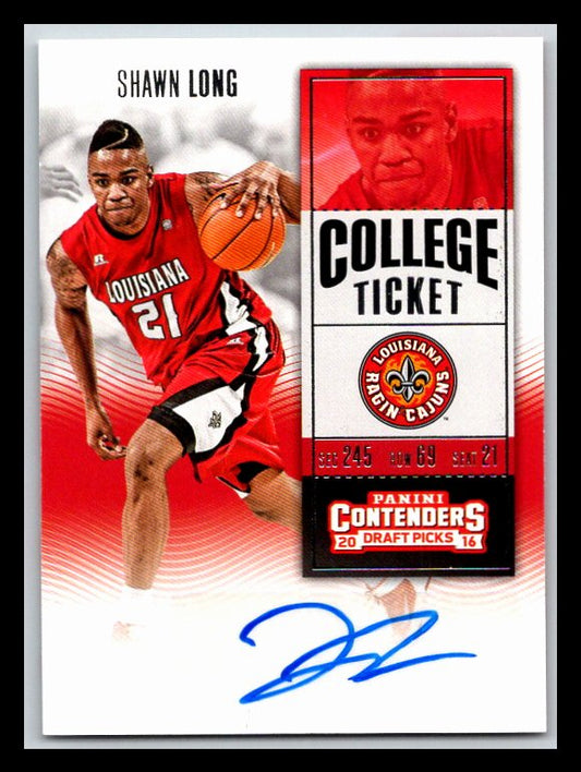 2016-17 Panini Contenders Draft Picks #166 Shawn Long AU