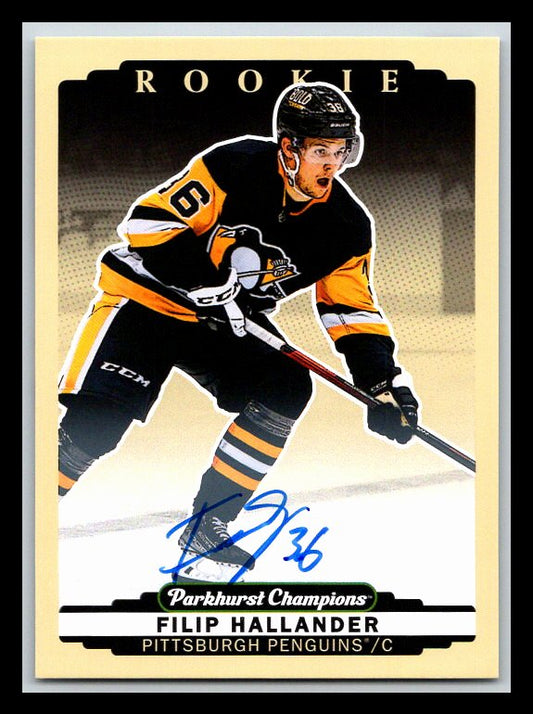 2022-23 Parkhurst Champions Autographs #294 Filip Hallander