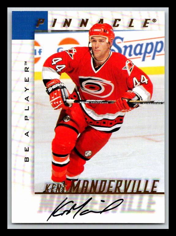 1997-98 Be A Player Autographs #165 Kent Manderville