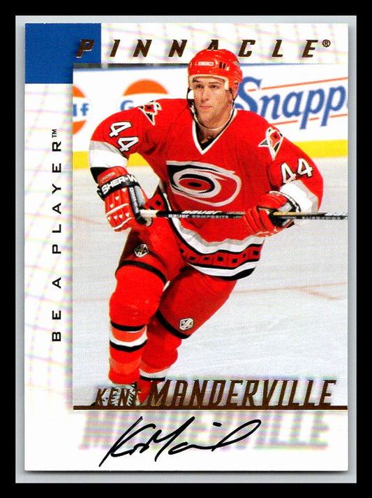 1997-98 Be A Player Autographs #165 Kent Manderville