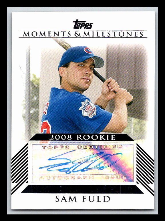 2008 Topps Moments and Milestones Rookie Autographs #SF Sam Fuld