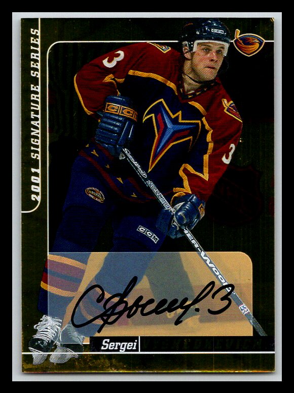 2000-01 BAP Signature Series Autographs Gold #150 Sergei Vyshedkevich