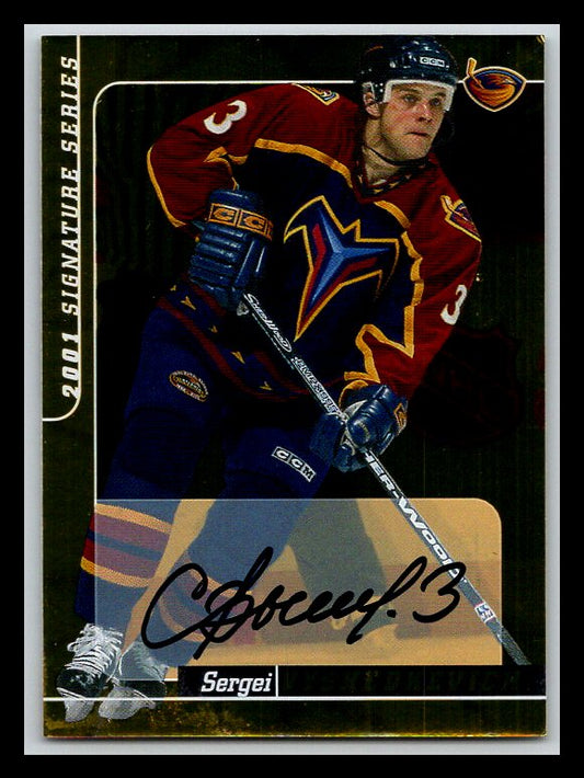 2000-01 BAP Signature Series Autographs Gold #150 Sergei Vyshedkevich