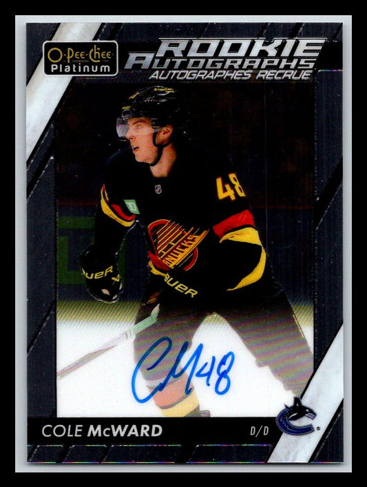 2023-24 O-Pee-Chee Platinum Rookie Autographs #RCM Cole McWard
