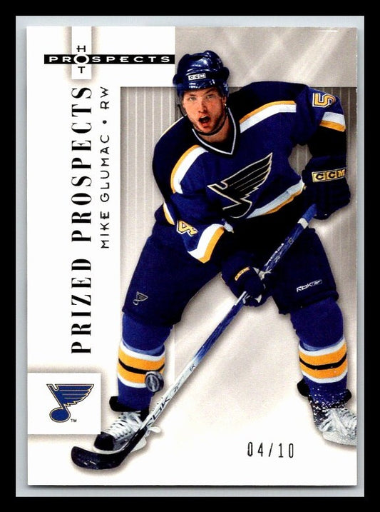 2005-06 Hot Prospects White Hot #169 Mike Glumac RC 04/10 !!