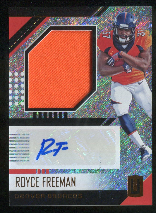 2018 Panini Unparalleled Rookie Jersey Autographs #27 Royce Freeman