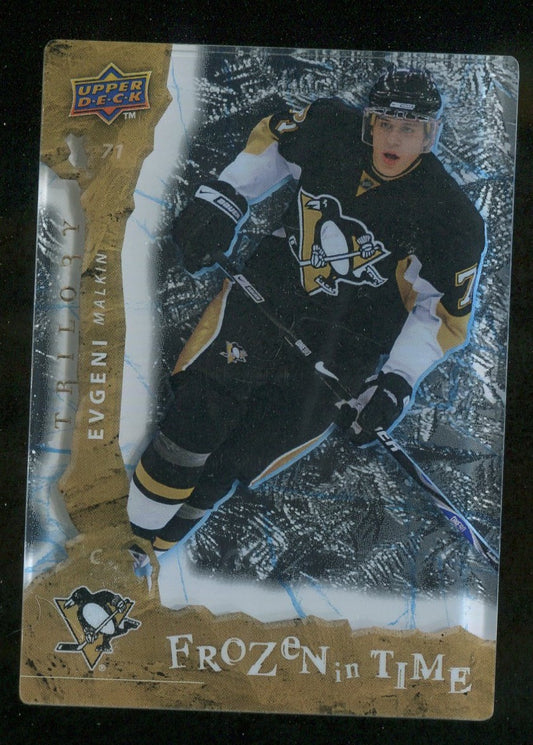 2008-09 Upper Deck Trilogy Frozen in Time #107 Evgeni Malkin 095/799 !!