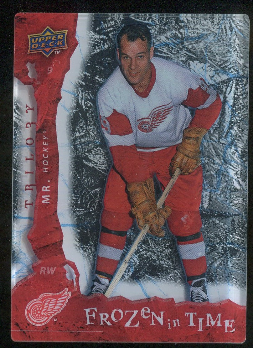 2008-09 Upper Deck Trilogy Frozen in Time #111 Gordie Howe 486/799 !!