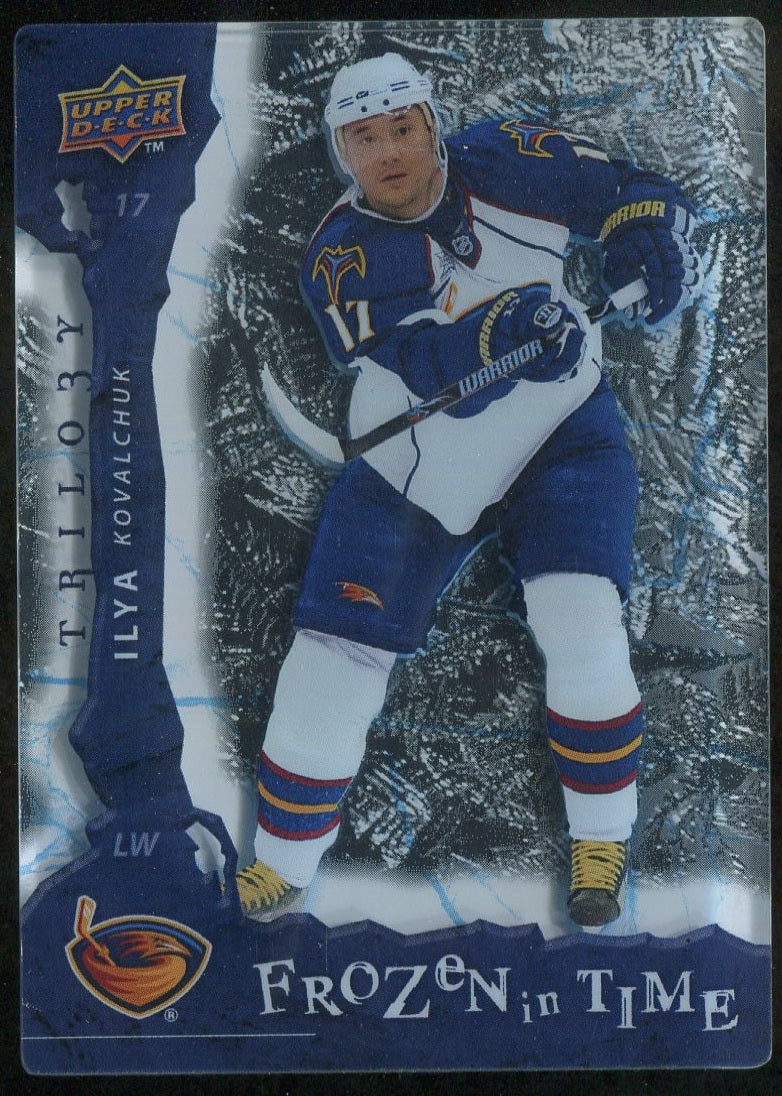 2008-09 Upper Deck Trilogy Frozen in Time #105 Ilya Kovalchuk 076/799 !!