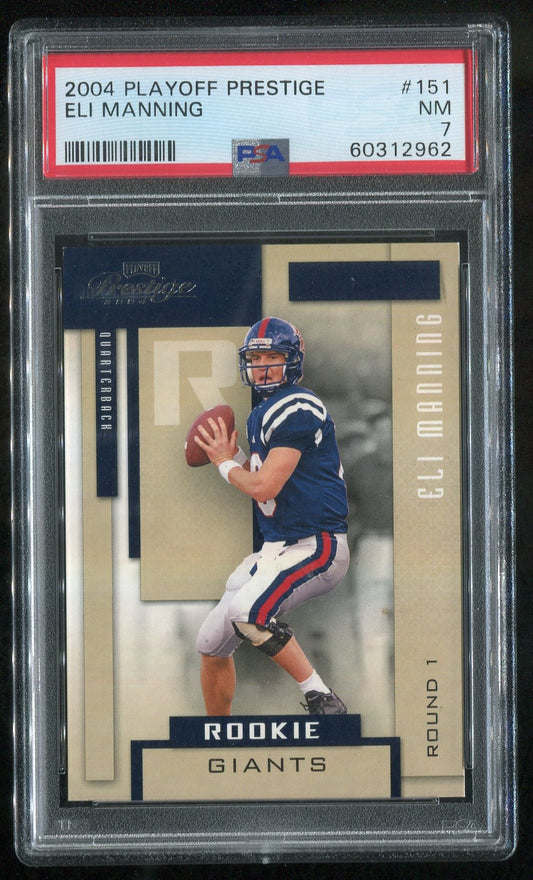 2004 Playoff Prestige #151 Eli Manning RC GRADED PSA 7 !!