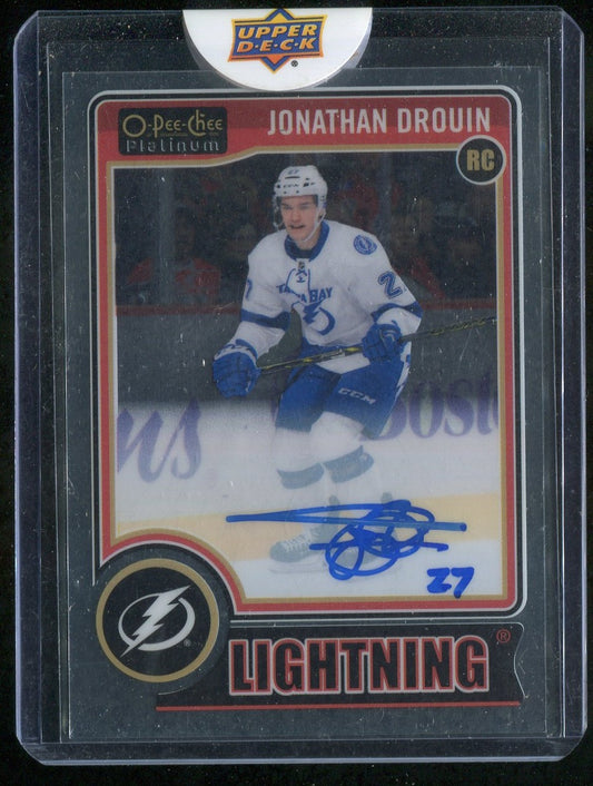 2014-15 O-Pee-Chee Platinum Rookie Autographs #RA1 Jonathan Drouin