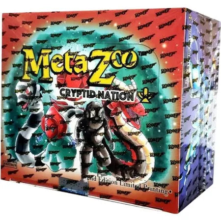 MetaZoo TCG Booster Cryptid Nation 2nd Edition Sealed Box